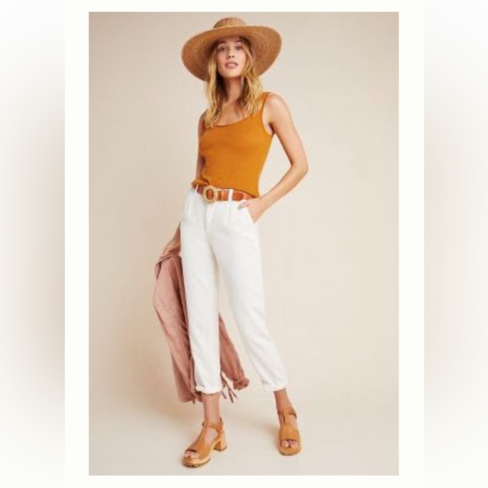 Anthropologie SCOUT TAPERED SLIM PANTS Size 28